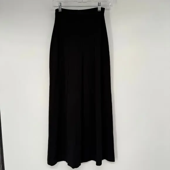 Elegant Black Wide Leg Pointe Pants size 3 S/M - Picture 2 of 8